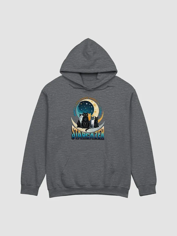 Where Cats Chase Shooting Stars Stargazer Classic Hoodie product image (3)