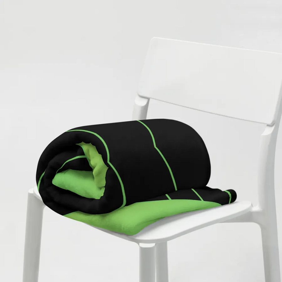 MSLA Green Throw Blanket product image (7)