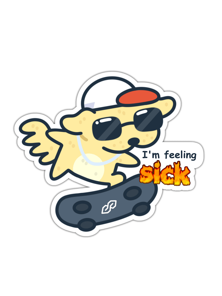 SICK DOG STICKER product image (1)
