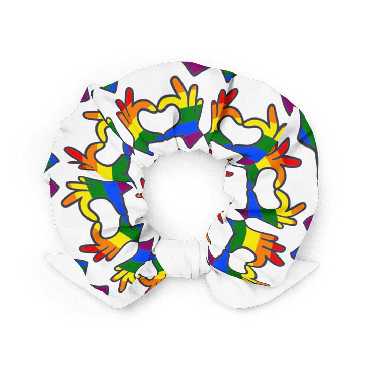 Vibrant Swirl All-Over Print Scrunchie product image (2)