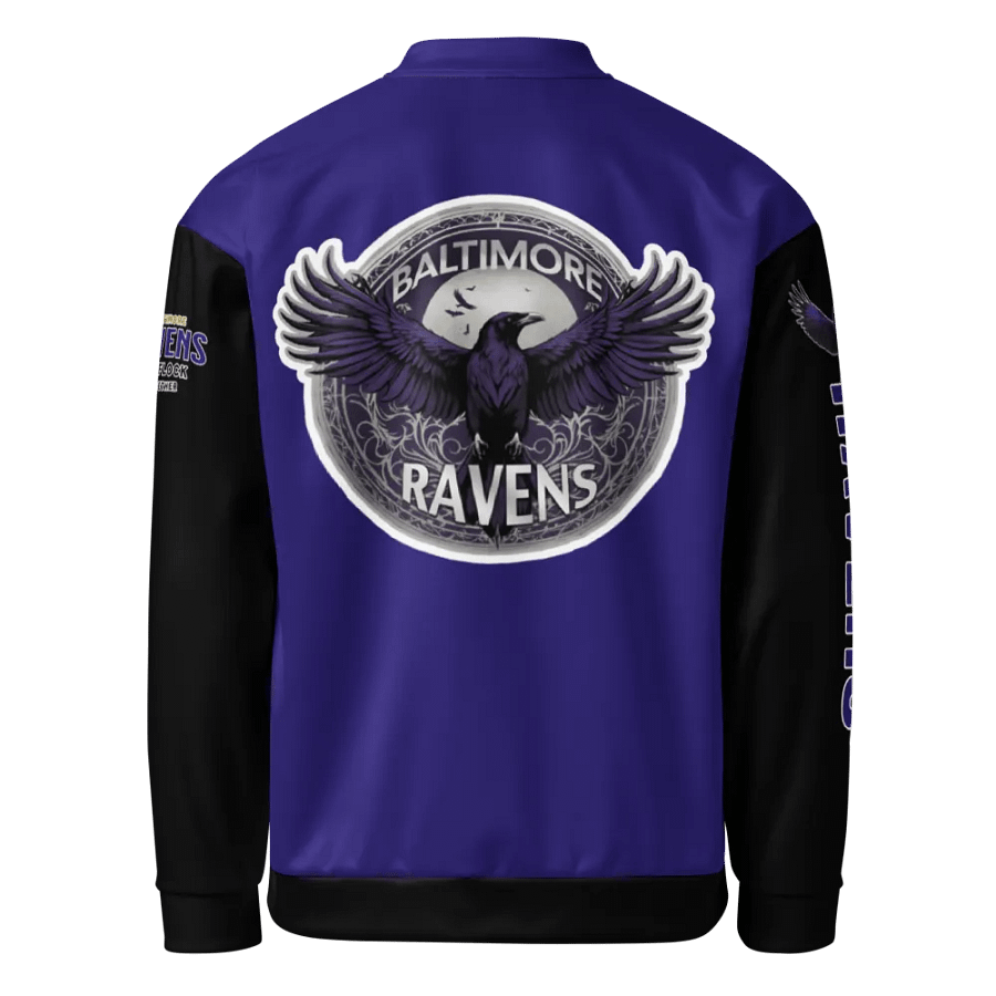 Baltimore Ravens | Fierce Winged Varsity Bomber Jacket | NFL Home Locker product image (2)