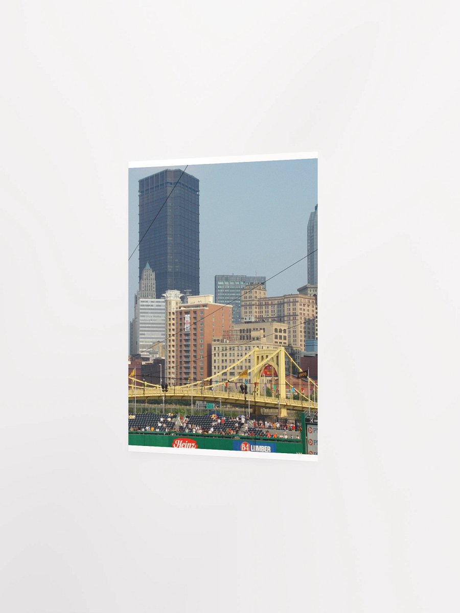 Pittsburgh - USX Tower and Clemente Bridge during All-Star Week - July 2006 - Print product image (2)