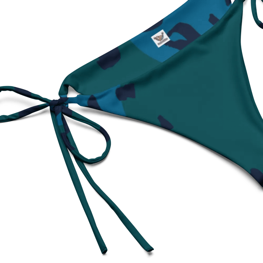Leopard Blue Teal Bikini Bottom product image (3)