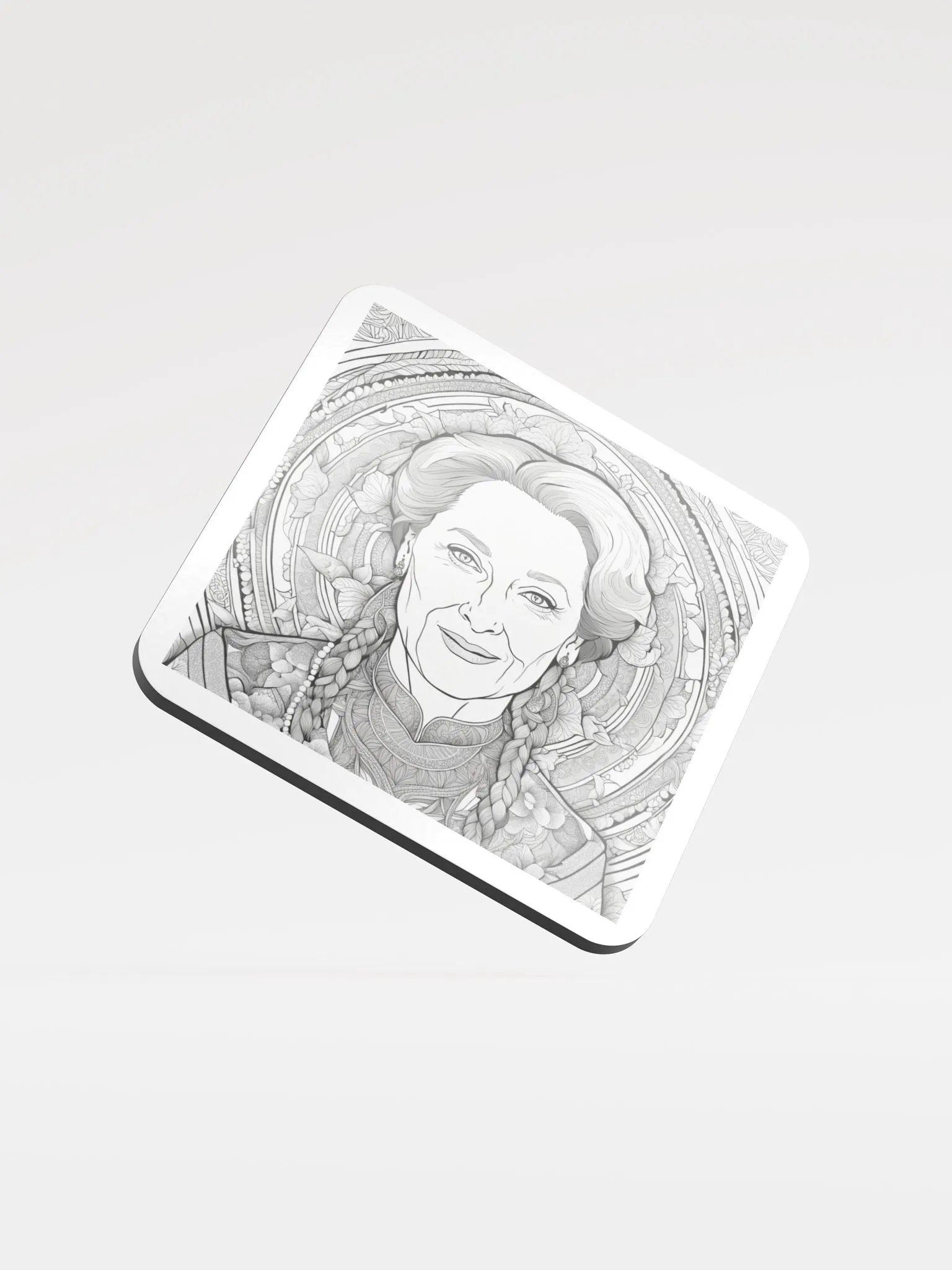 Symmetrical Serenity Cork Coasters product image (1)