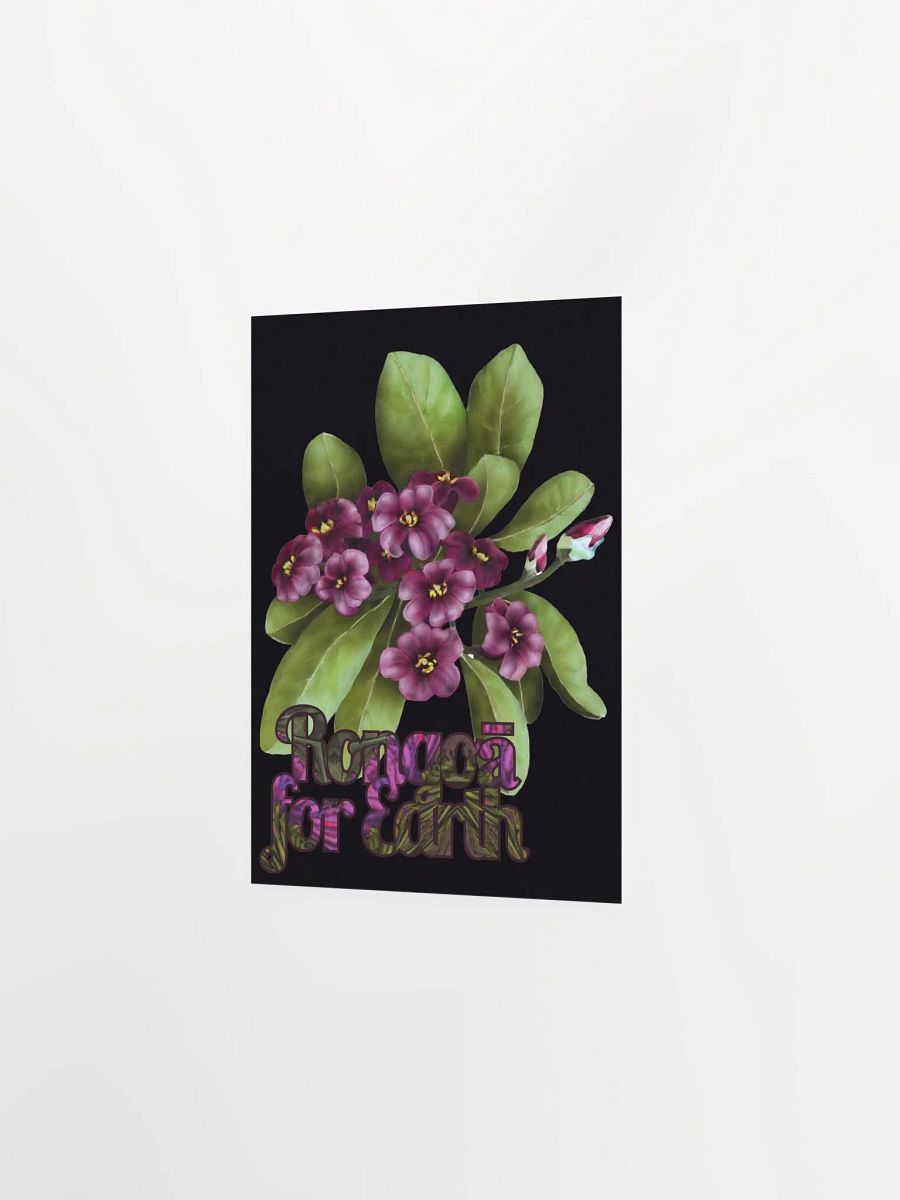 Rongoa for Earth - Karo Flower Wall Print product image (3)