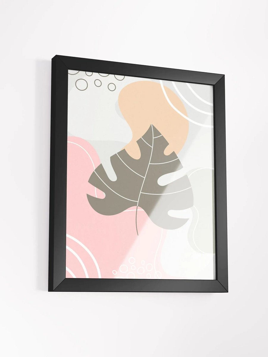 Abstract Leaf Elegance Framed Poster product image (45)
