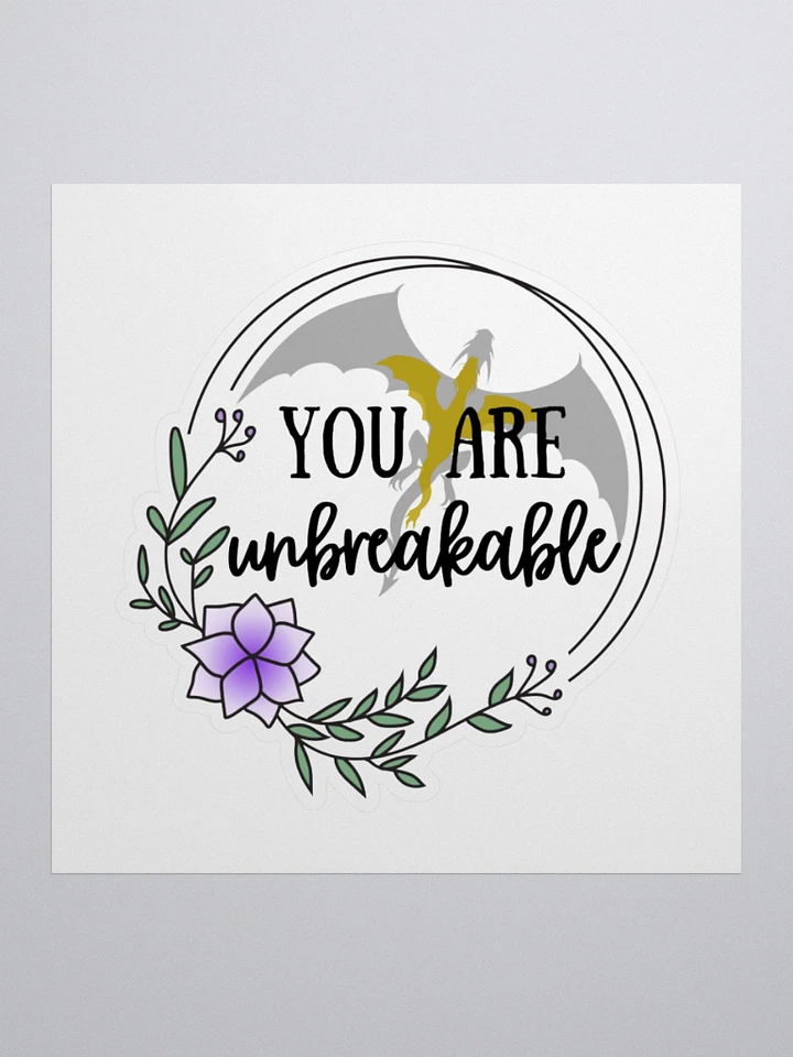 Unbreakable Sticker product image (1)