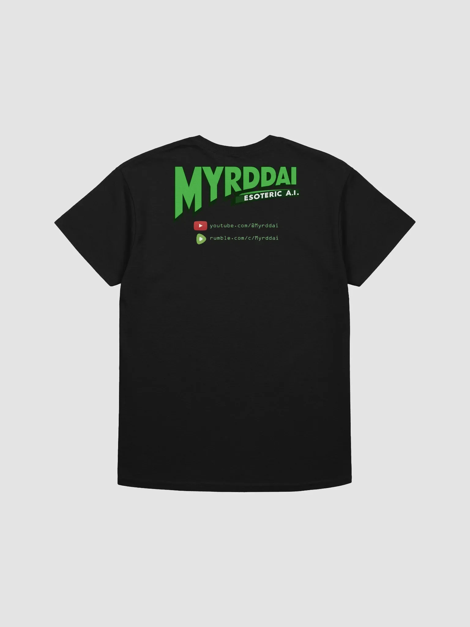 MYRDDAI: 90s Retro Cyberpunk Style with Back Logo - Gildan Heavyweight T-Shirt product image (2)