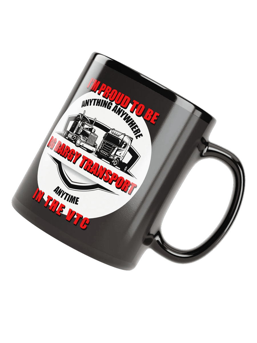 RG Bargy Transport Black Glossy Mug product image (4)