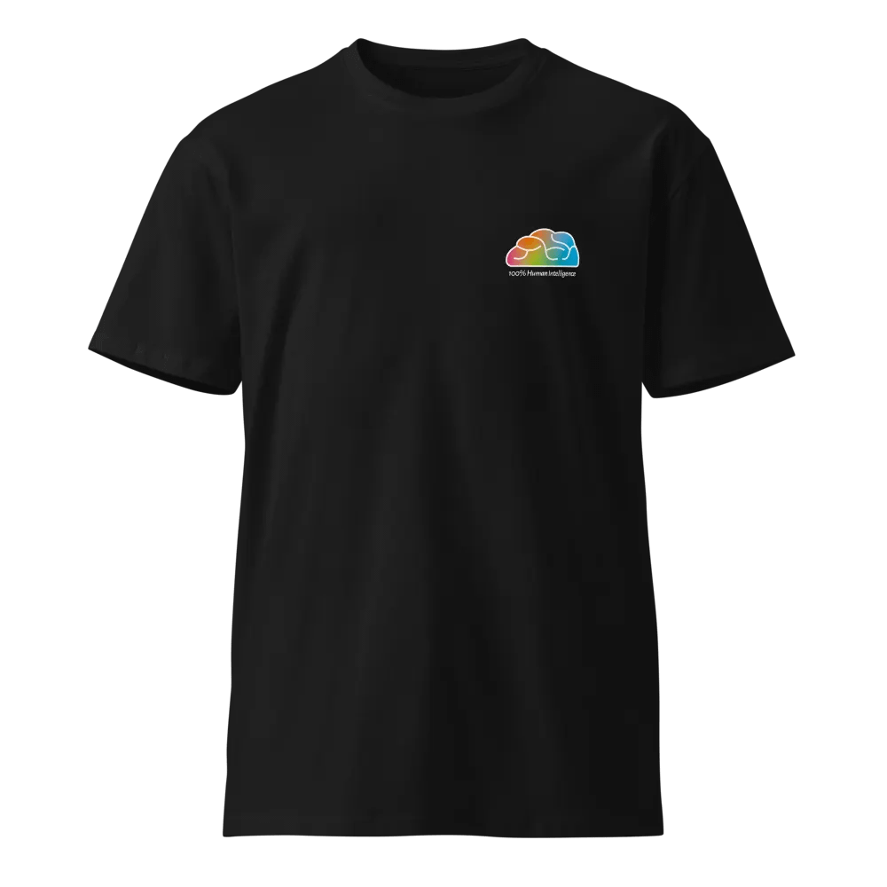 100% Human Intelligence Premium Backprint T-Shirt product image (1)