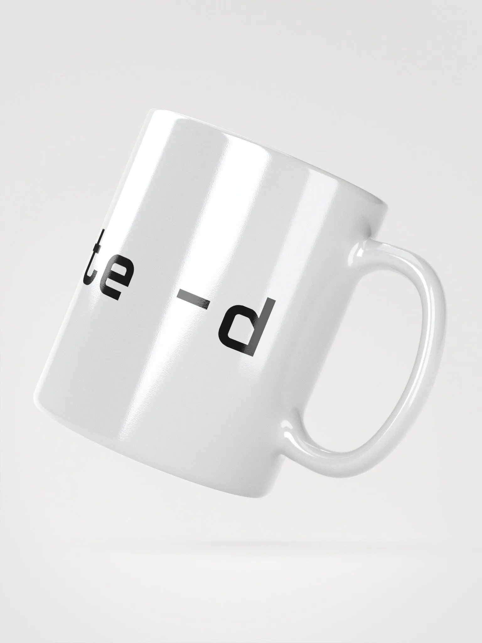 caffeinate -d mug - 100% ceramic product image (2)