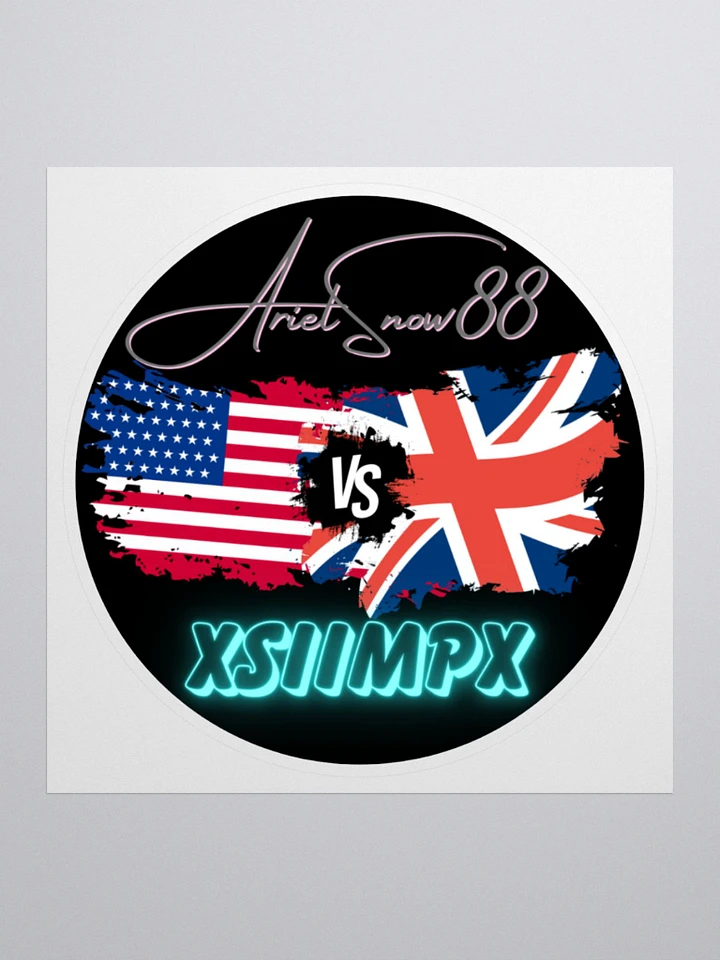 Food War Stickers UK vs USA product image (1)