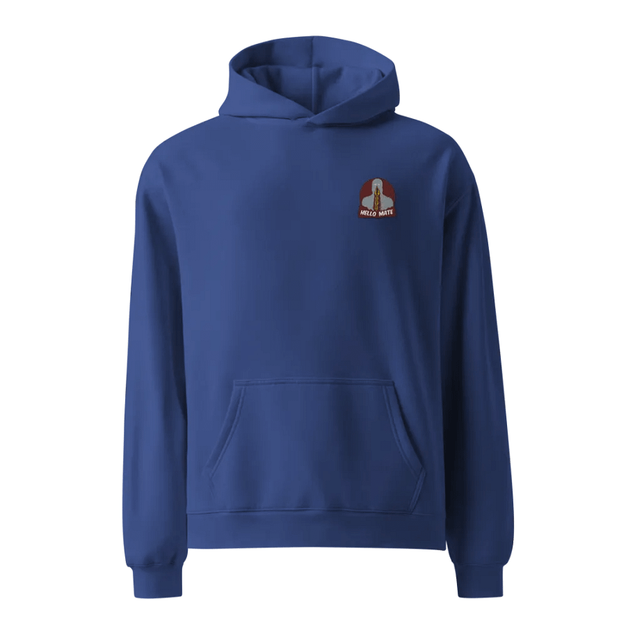 (Premium) Embroidered Hello Mate Hoodie product image (4)
