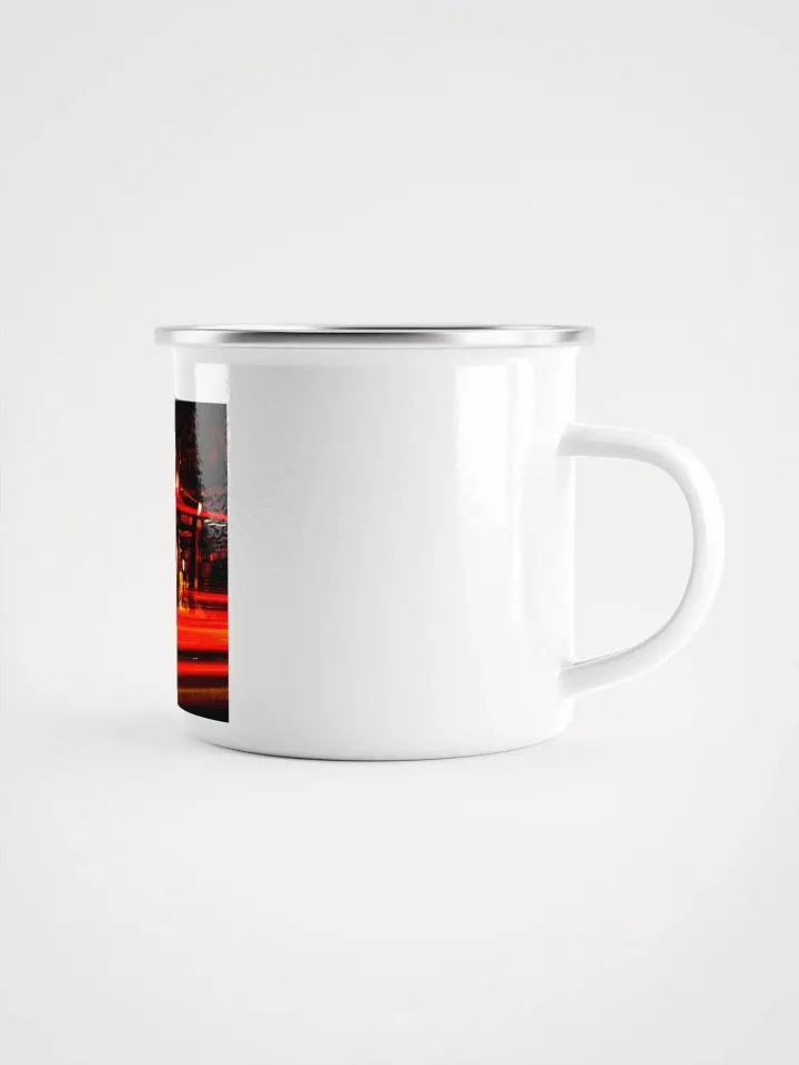 Cafe Bar at Night Enamel Mug product image (2)