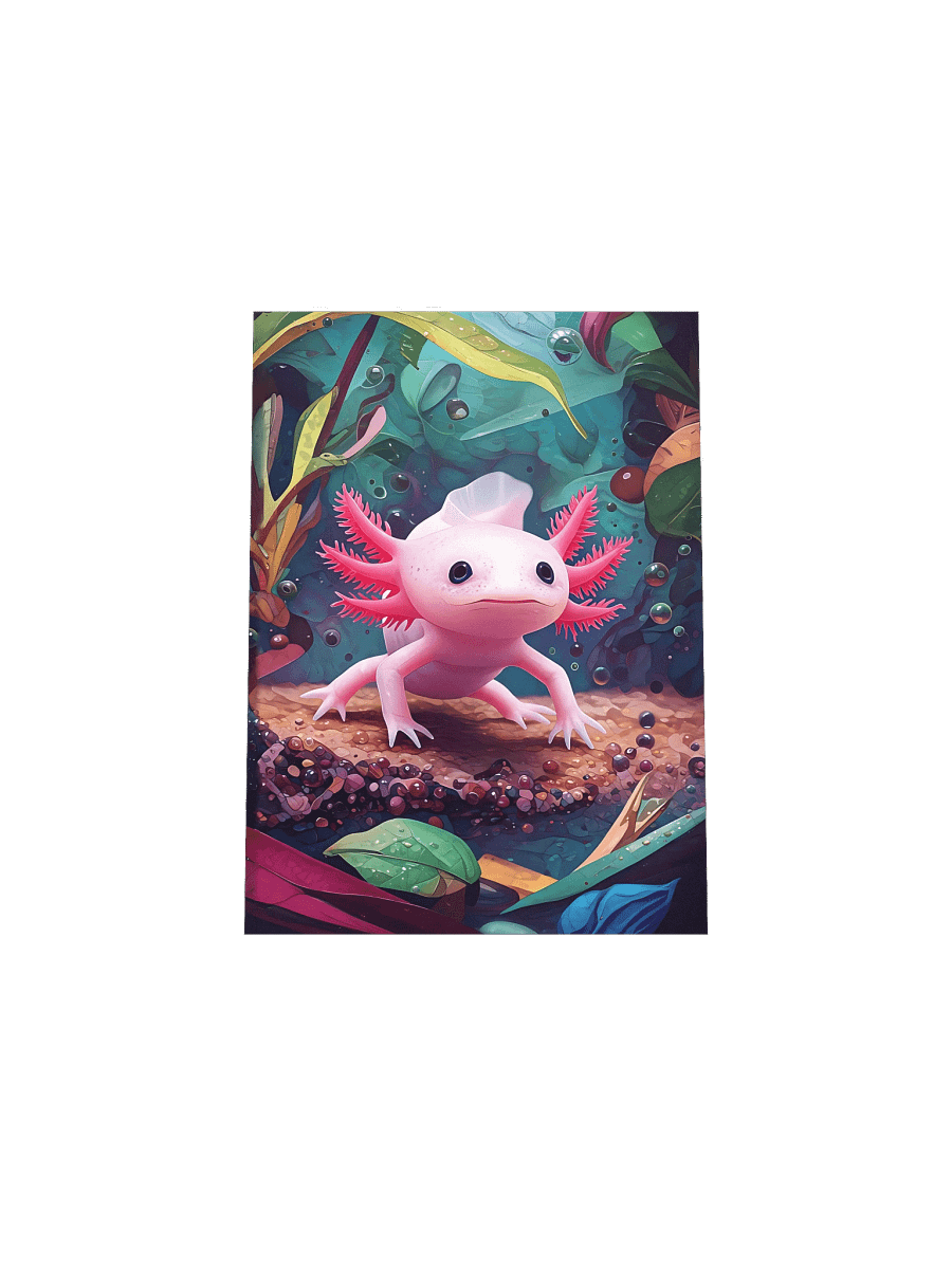 Axolotl the Underwater Dreamer Poster product image (25)