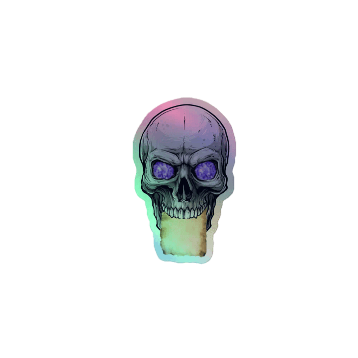 Skullaroid Hologram sticker product image (1)