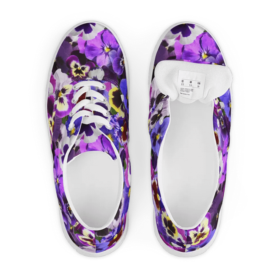 Purple Craze Lace Up Canvas Shoes product image (5)