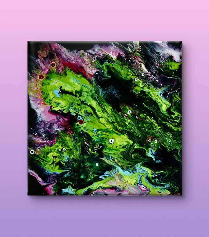 Creatures Of Matcha | Original Canvas Painting product image (1)