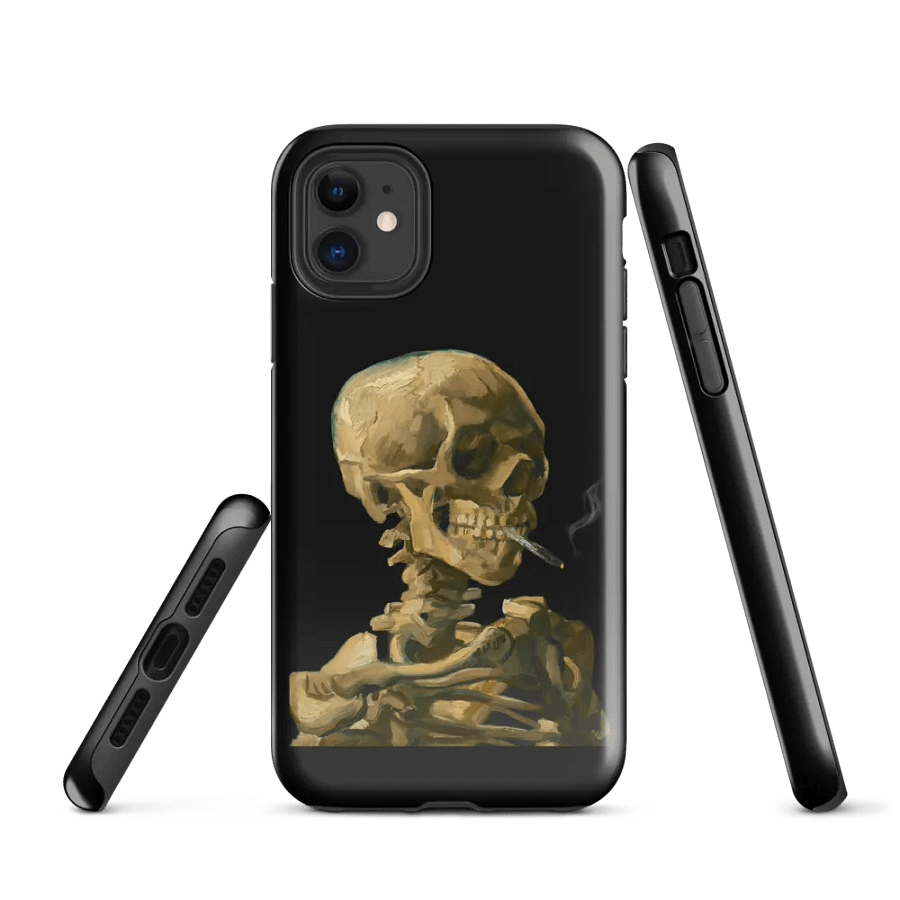 Smoking Skeleton iPhone® Tough Case product image (1)