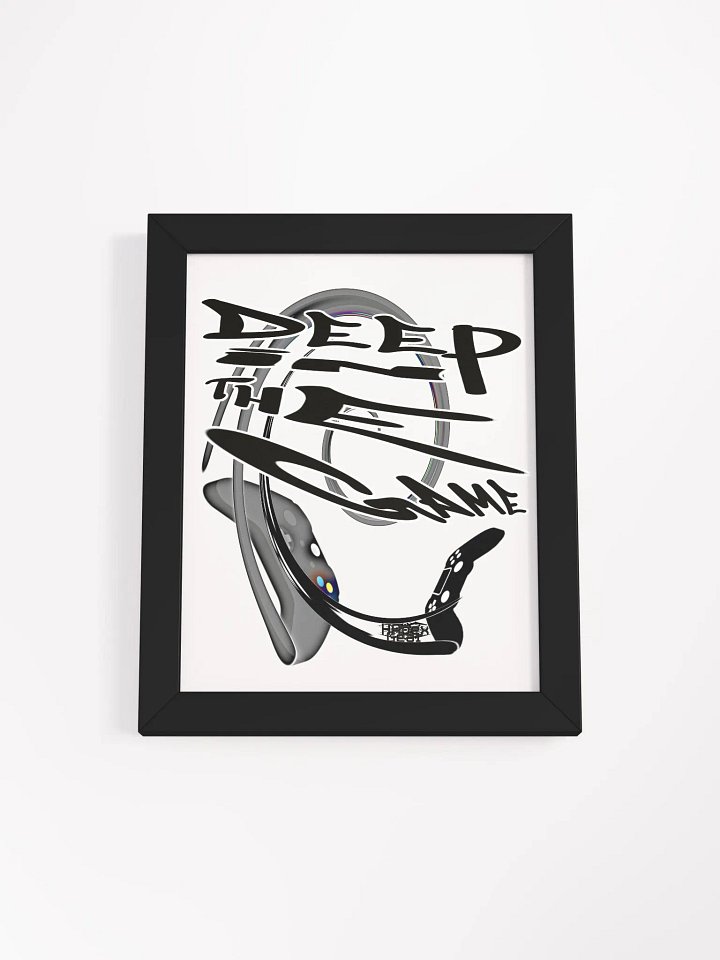 Deep In The Game - Framed - High-Quality Matte Poster product image (1)