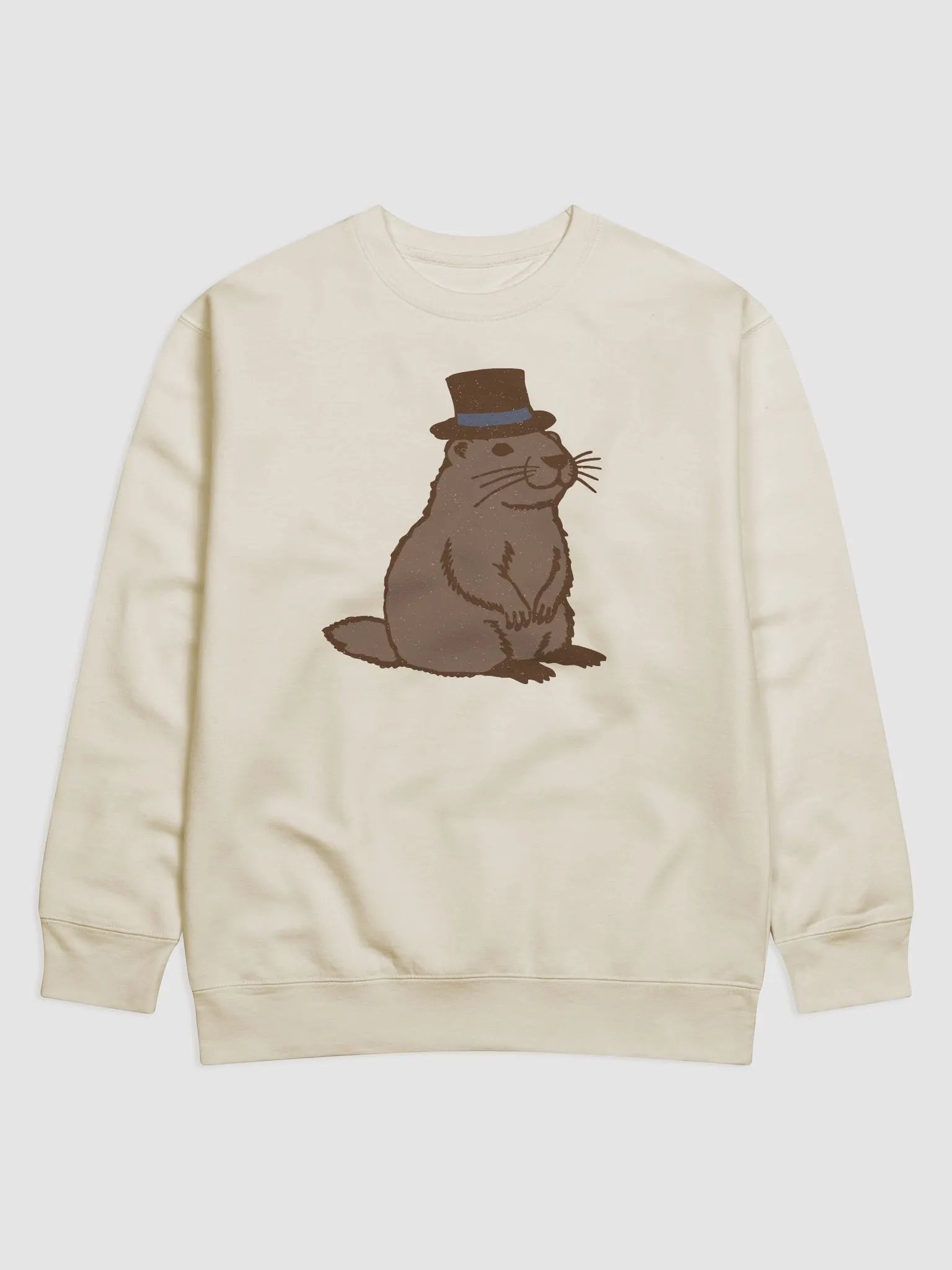 Dapper Groundhog Premium Sweatshirt product image (1)