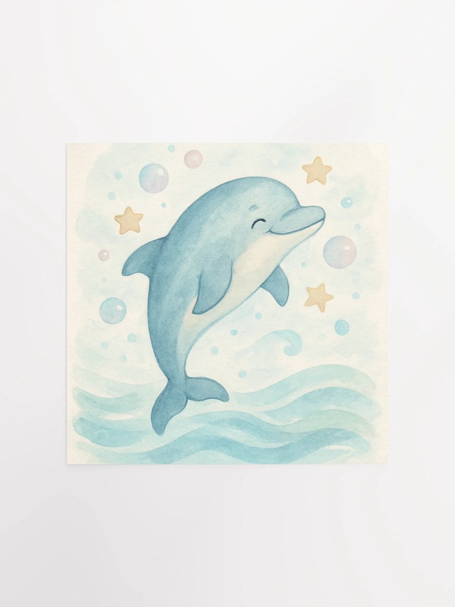 Joyful Dolphin Leap | Serenity Dolphin Dreams Poster product image (1)
