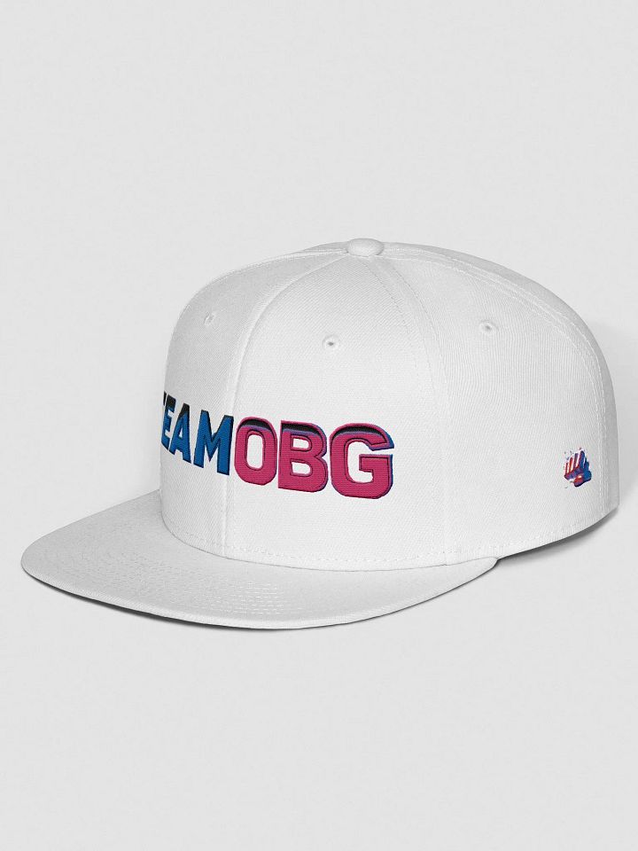 TeamOBG Snapback: White product image (1)