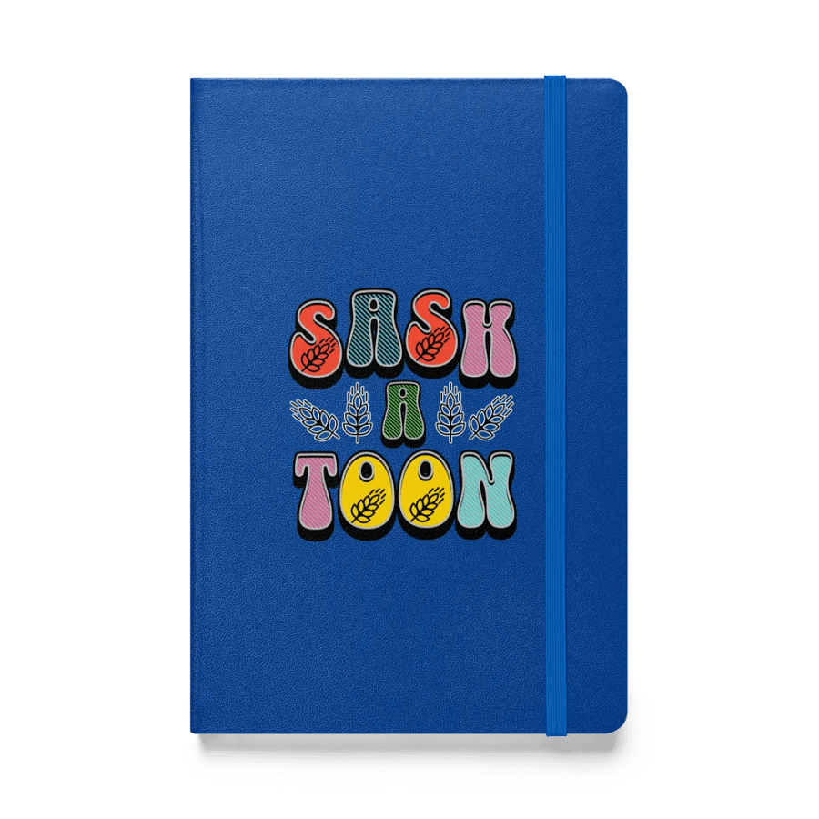 Saskatoon Block Letter Hardcover Bound Notebook product image (1)