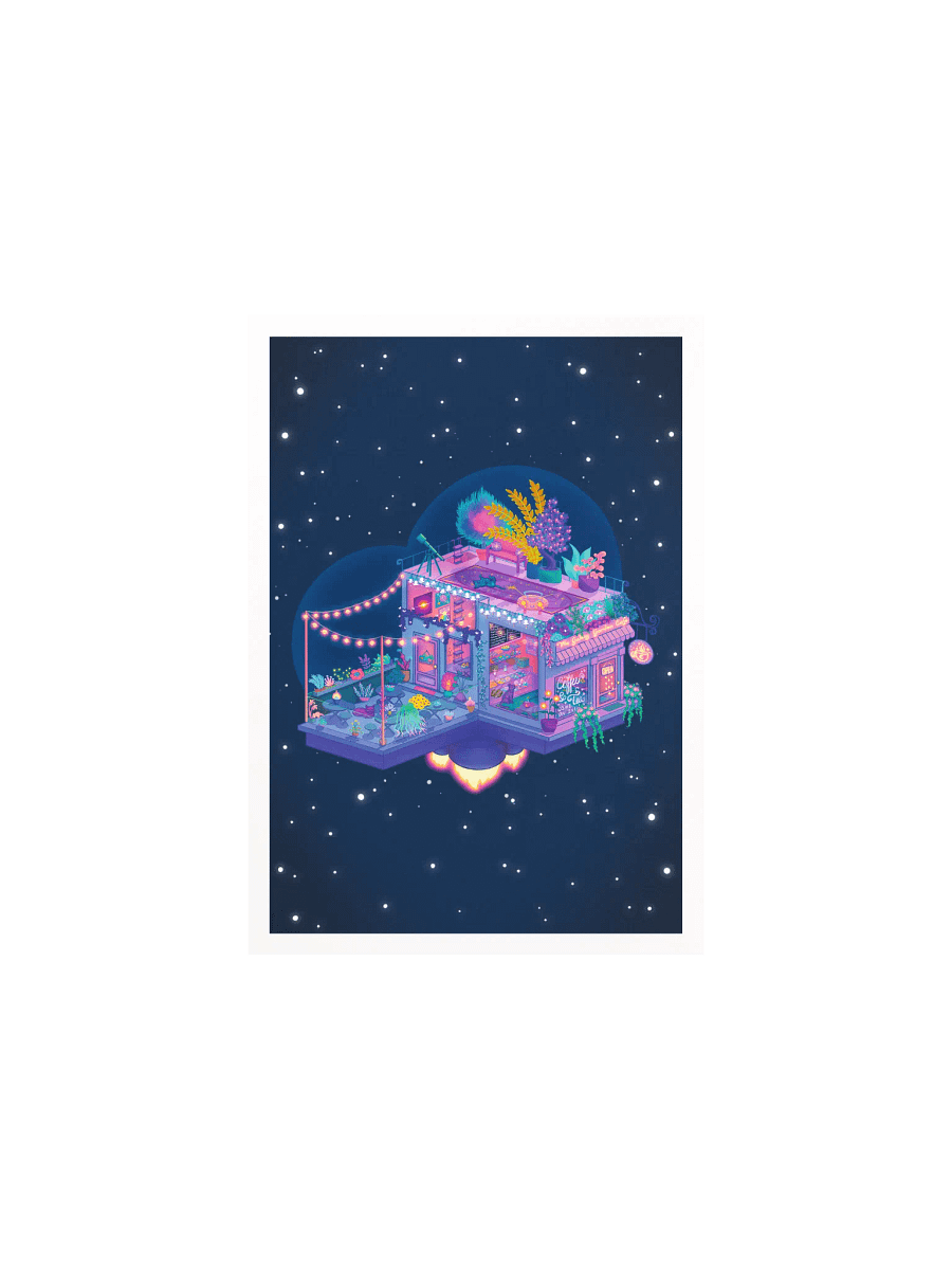 The Galaxy Garden Cafe - Print product image (2)
