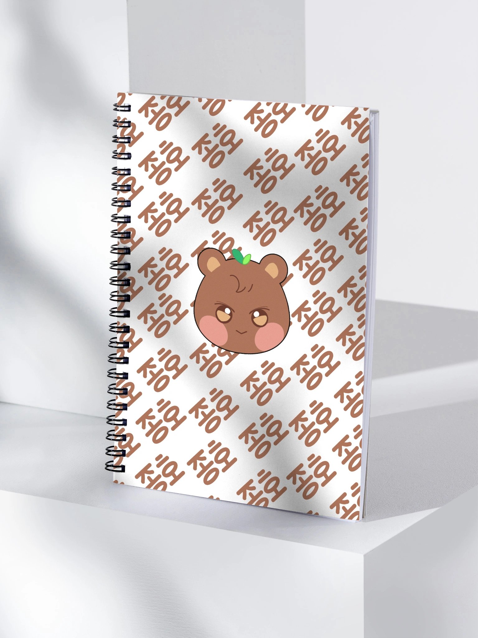 Jjongbear name print notebook product image (4)