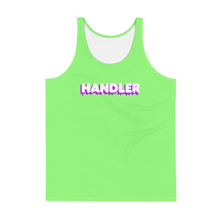 Identity Tank - HANDLER - Lime Green / Purple / White product image (1)