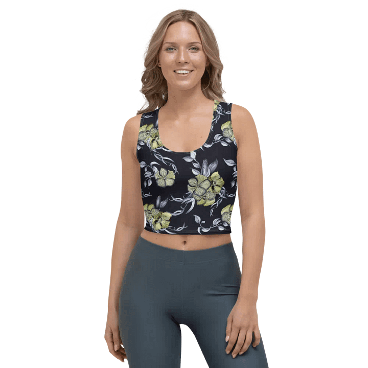 Gothic Flower | Crop Top T-Shirt product image (1)