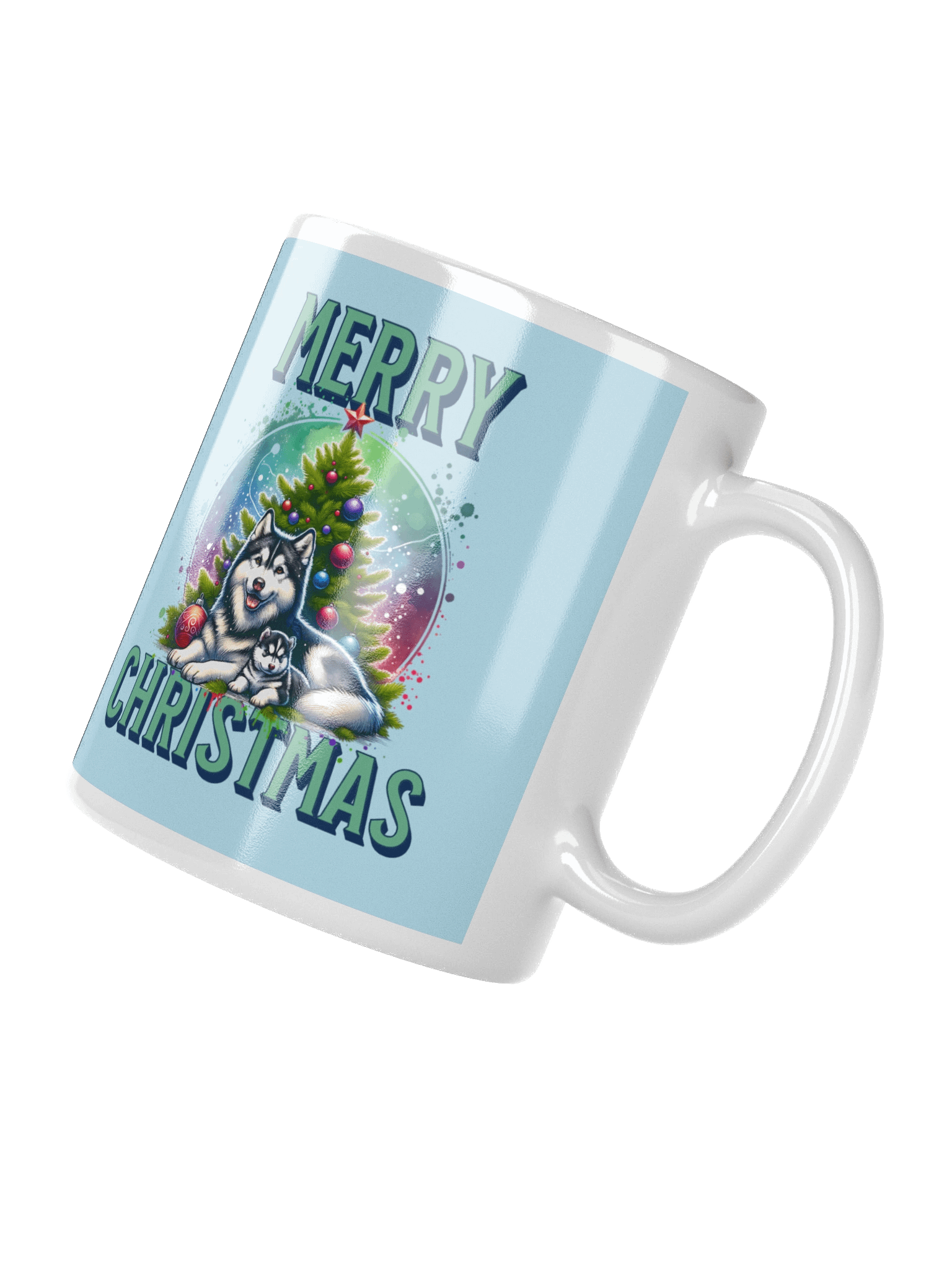 HUSKY CUDDLES MERRY CHRISTMAS 1 product image (6)