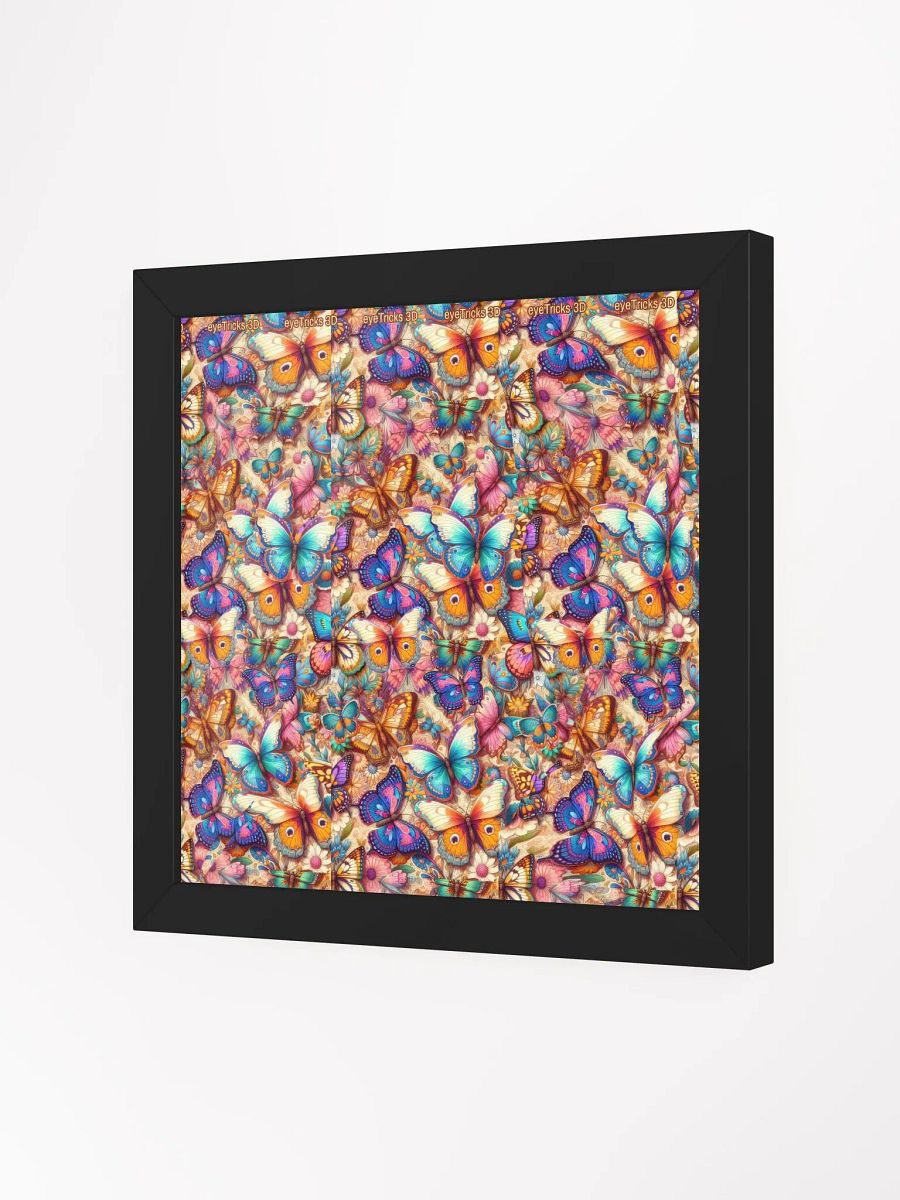 Butterfly Tunnel - Framed 3D Stereogram Poster product image (6)