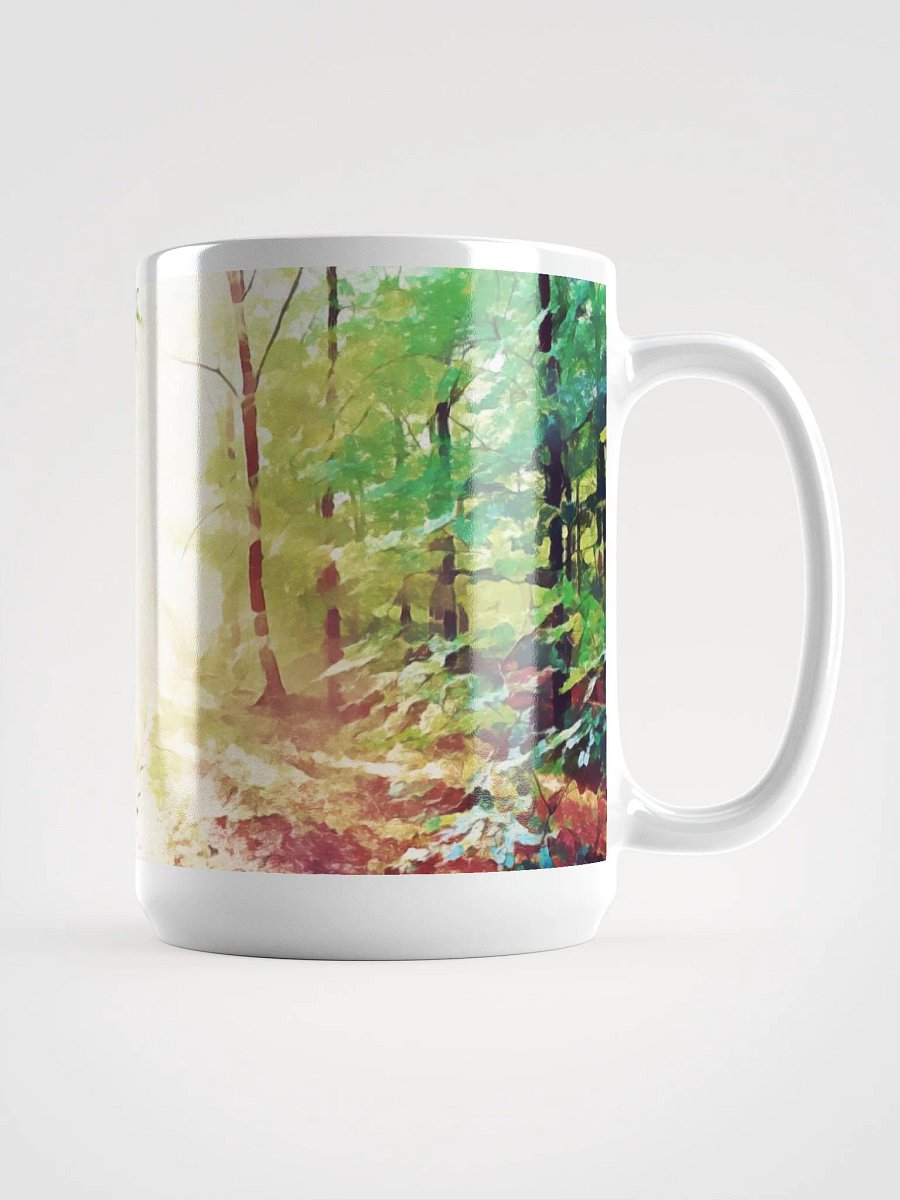Abstract Graphic | White Coffee Mug | Daybreak Treescape product image (3)