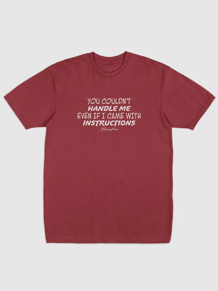 You Couldn't Handle Me Even with Instructions Men's Premium Heavyweight Tee product image (1)