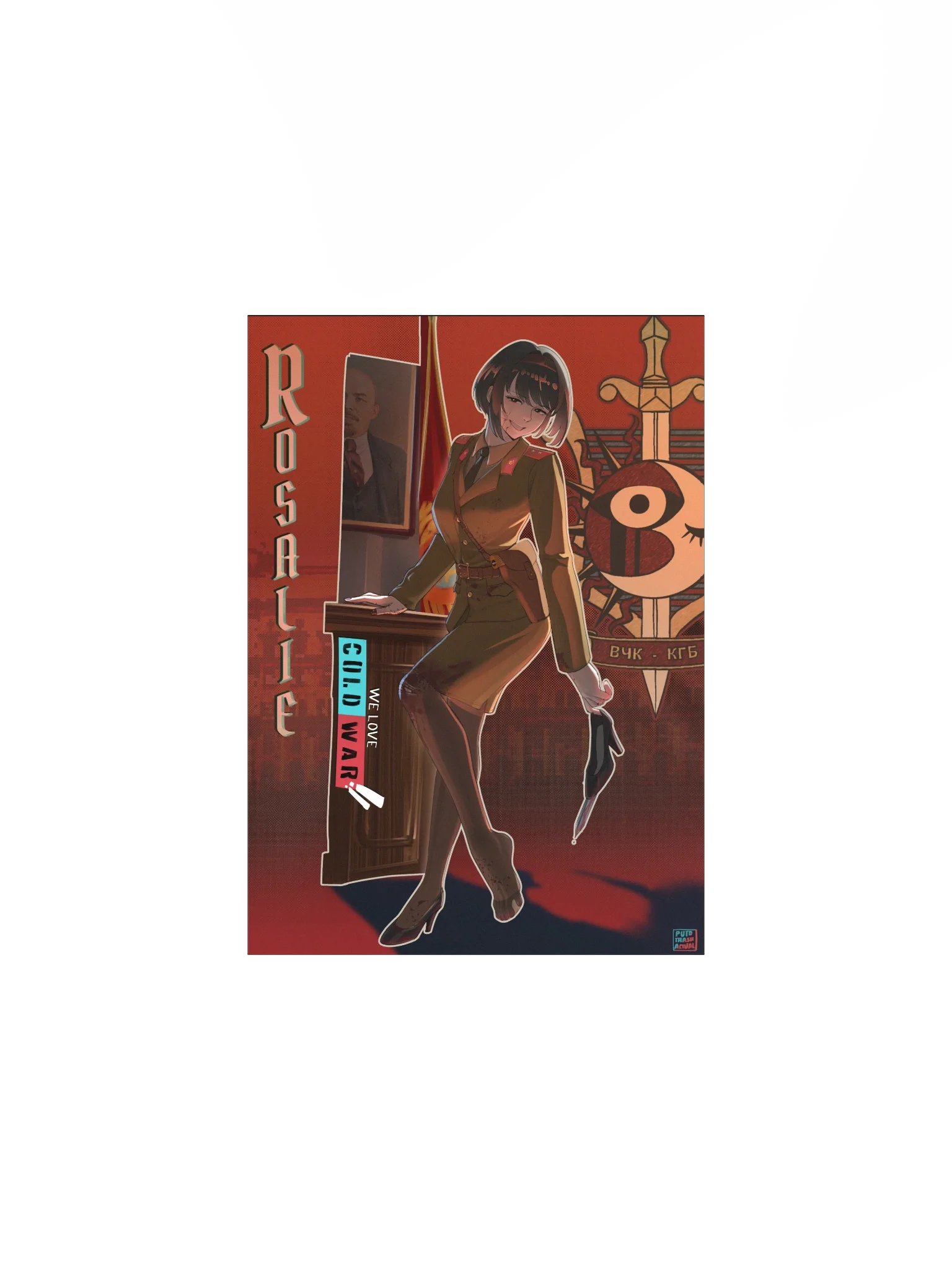 Rosalie KGB Guest Art Print by PutoTrashActual product image (3)