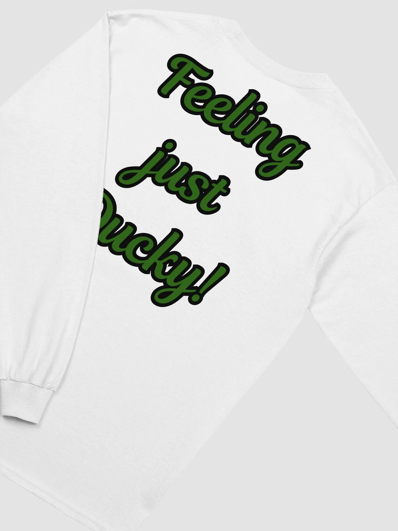 Quirky 'Feeling Just Ducky!' Long Sleeve Tee product image (5)