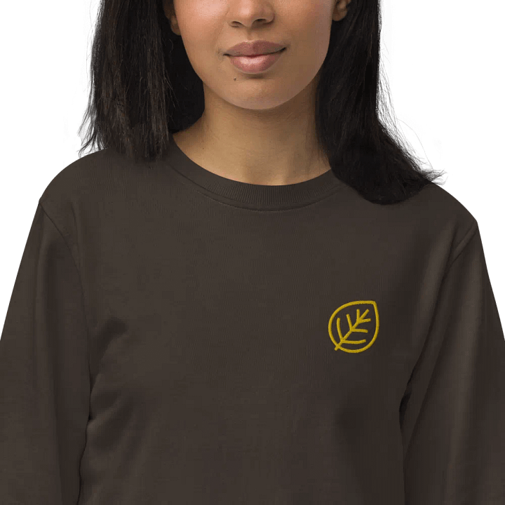 Leaf Design Organic Cotton Sweatshirt product image (2)