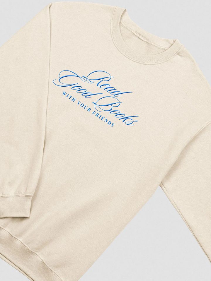 Read Good Books (Script) | Embroidered Crewneck product image (1)