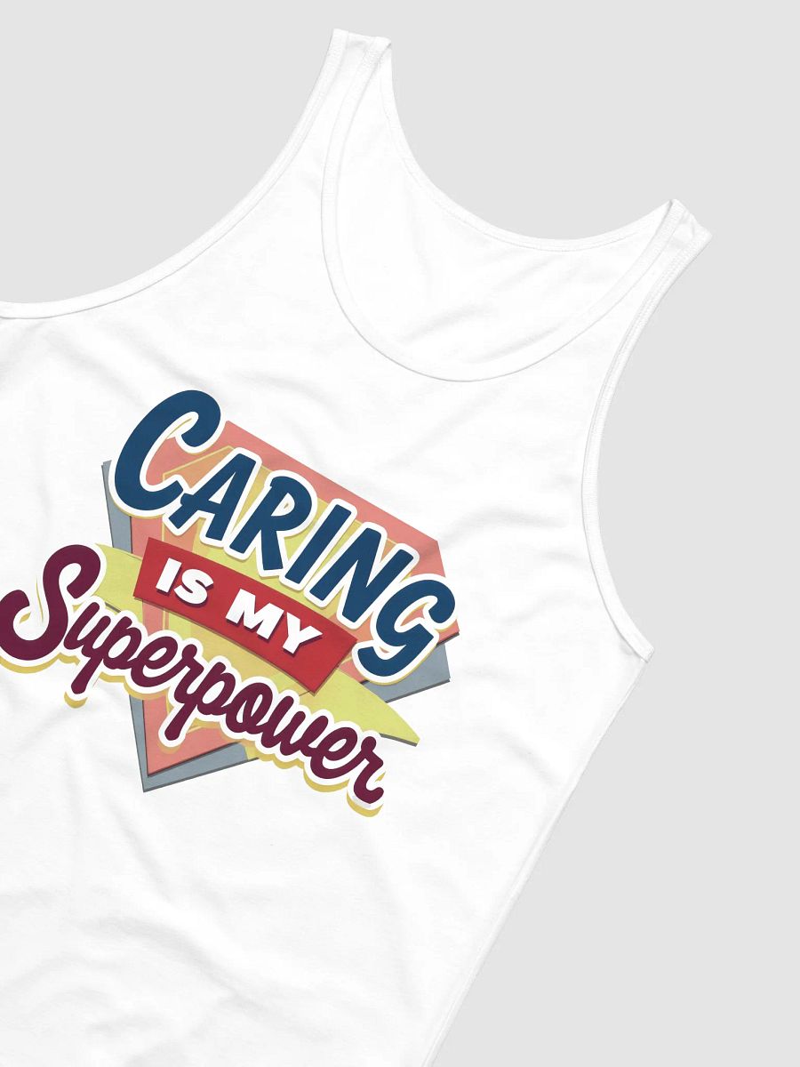 Caring Superpower Logo Tank product image (17)