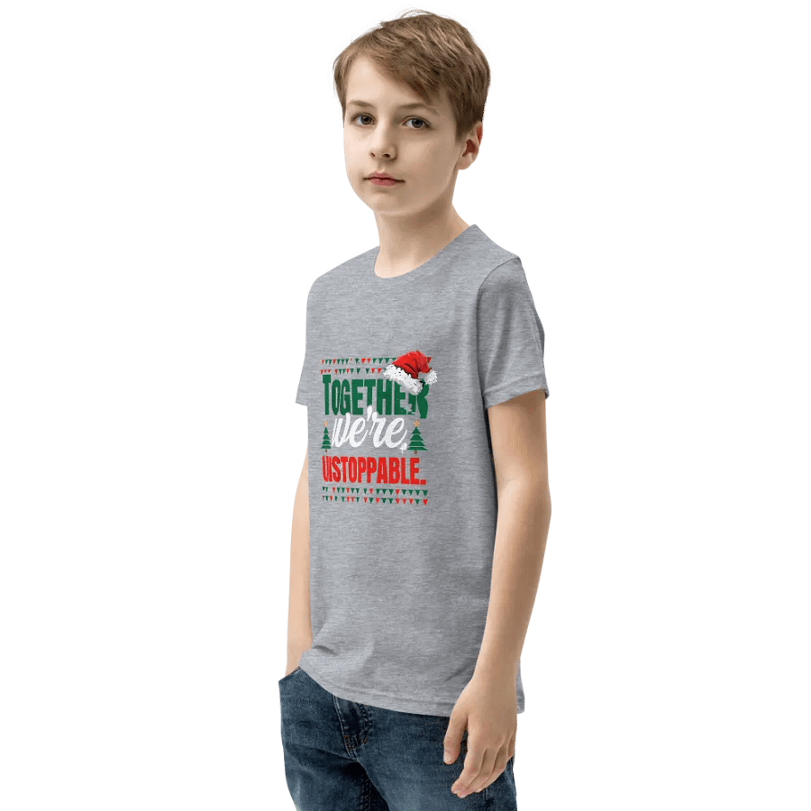 Festive 'Together We're Unstoppable' Youth T-Shirt product image (3)