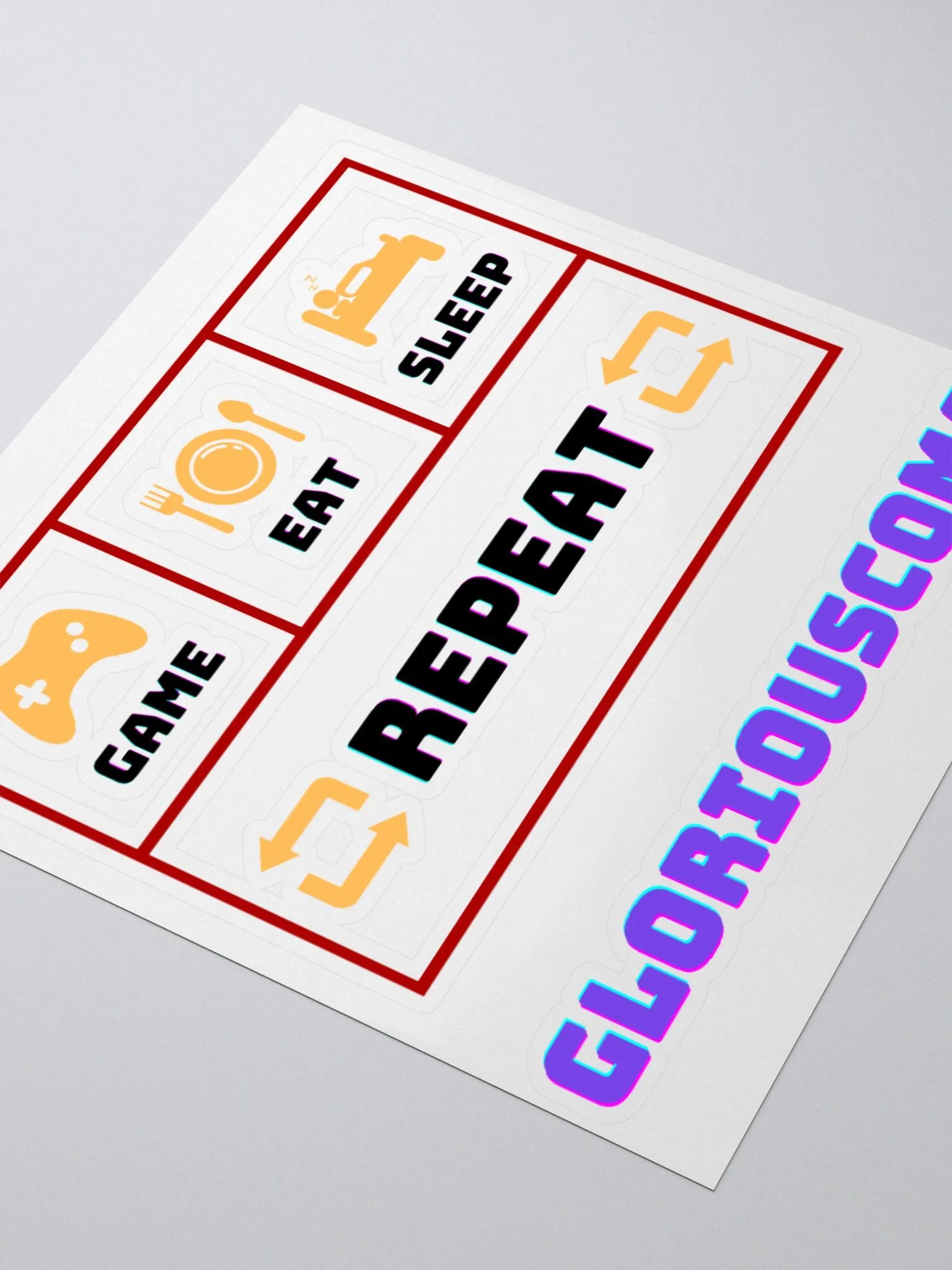GloriousComa Gaming Stickers product image (3)