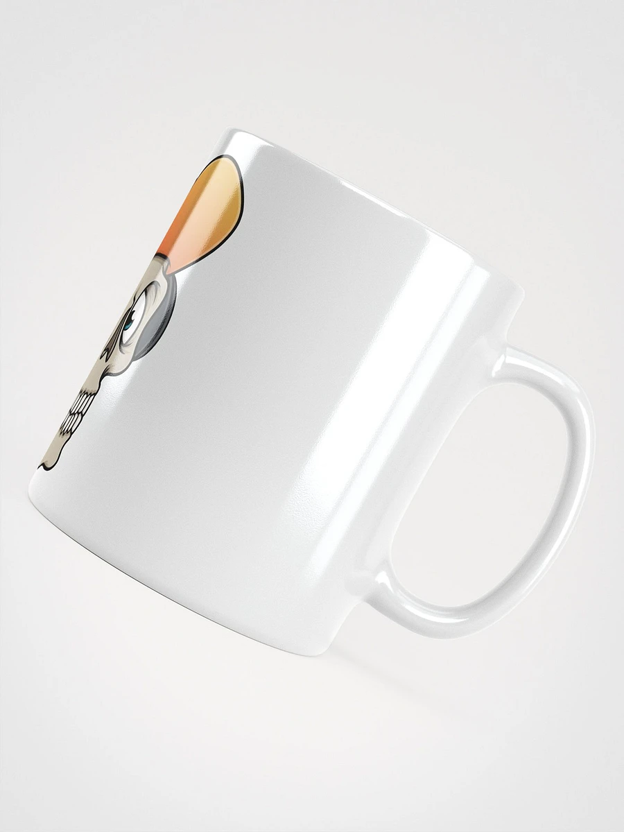 Woolfener Skull Logo White Glossy Mug product image (4)