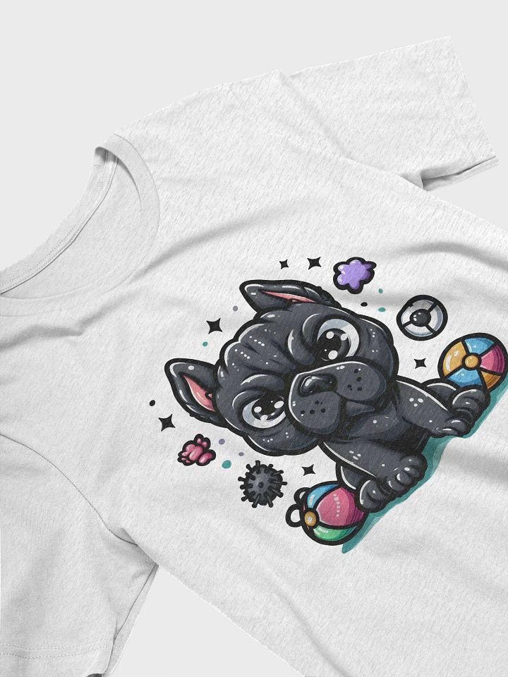 Playful Black Cane Corso T-Shirt – Surrounded by Toys Design product image (2)