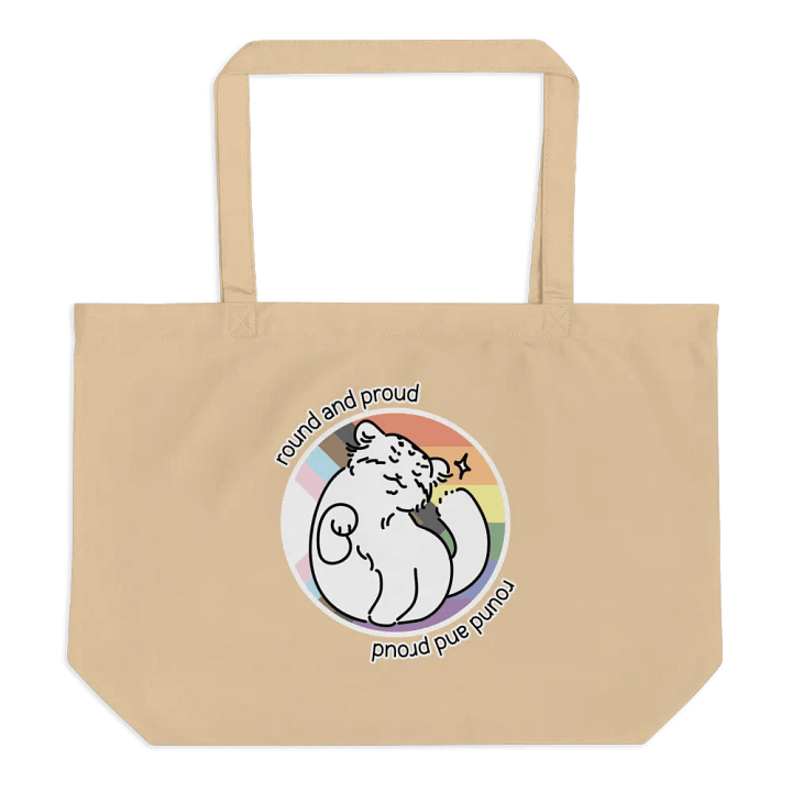 Round and Proud Manul Pride Pastels Version - Tote Bag product image (1)