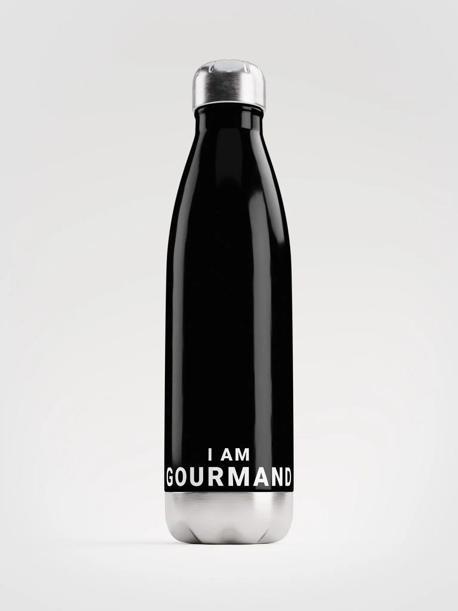 Stainless Steel Bottle "I AM GOURMAND" – Thirst for Taste product image (1)