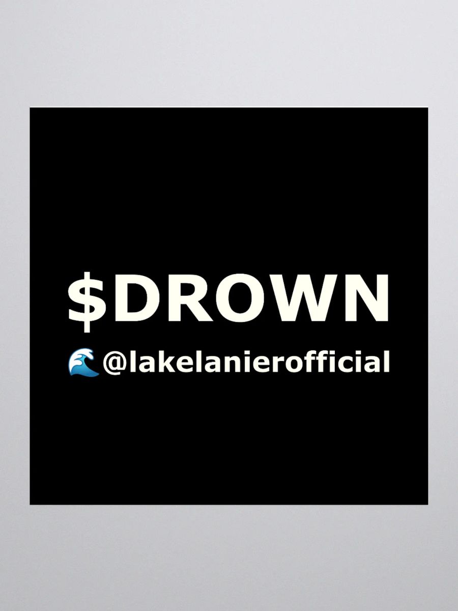 $DROWN Coin Sticker product image (3)