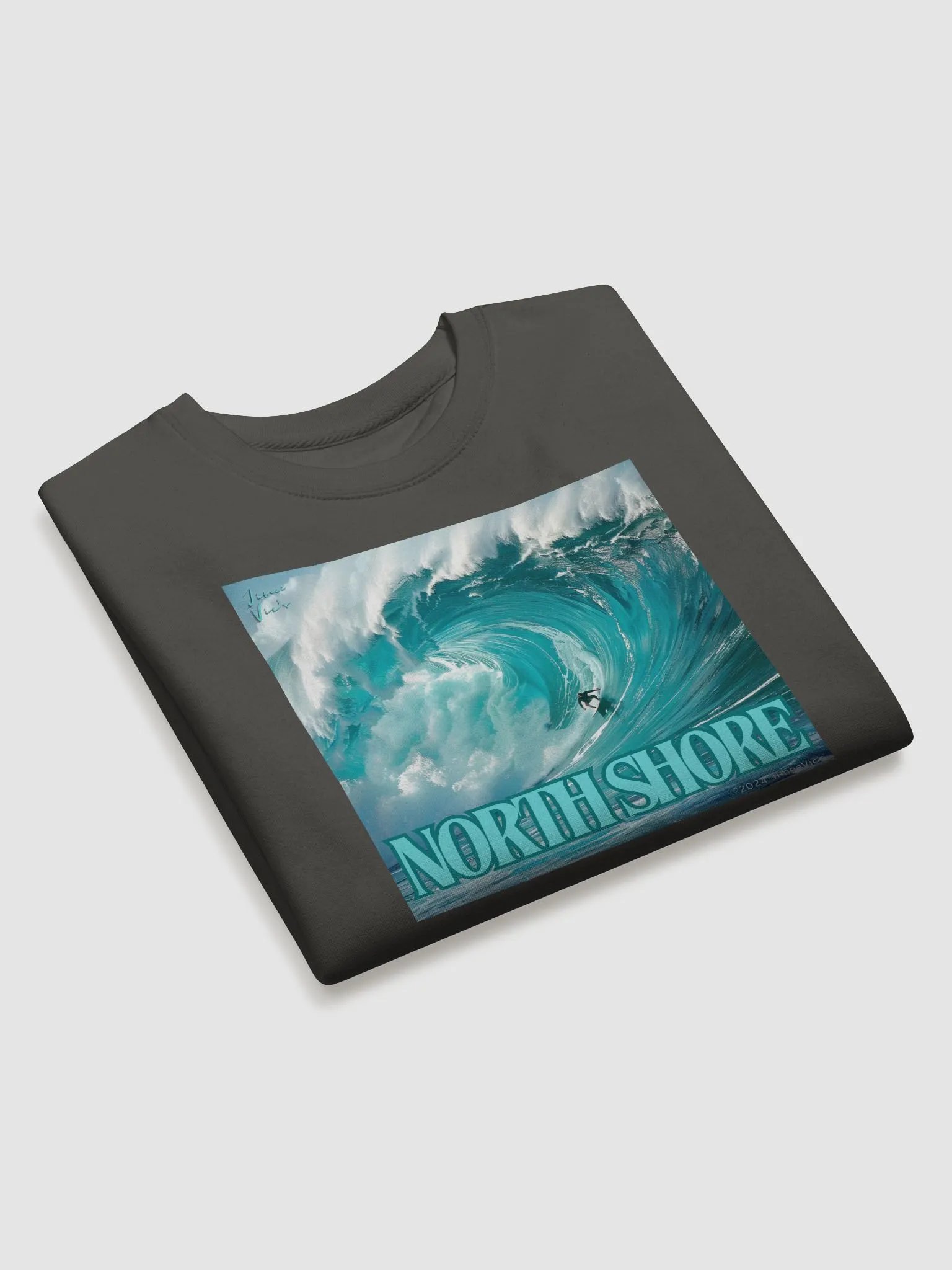 Jimee Vic's North Shore Big Wave Crewneck Sweatshirt product image (3)