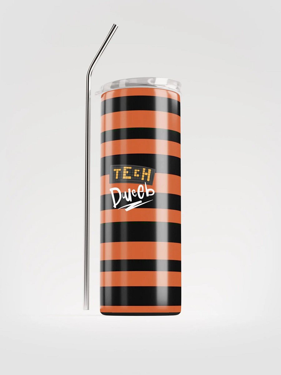 Orange and Black Stripe Root Beer Tumbler product image (1)